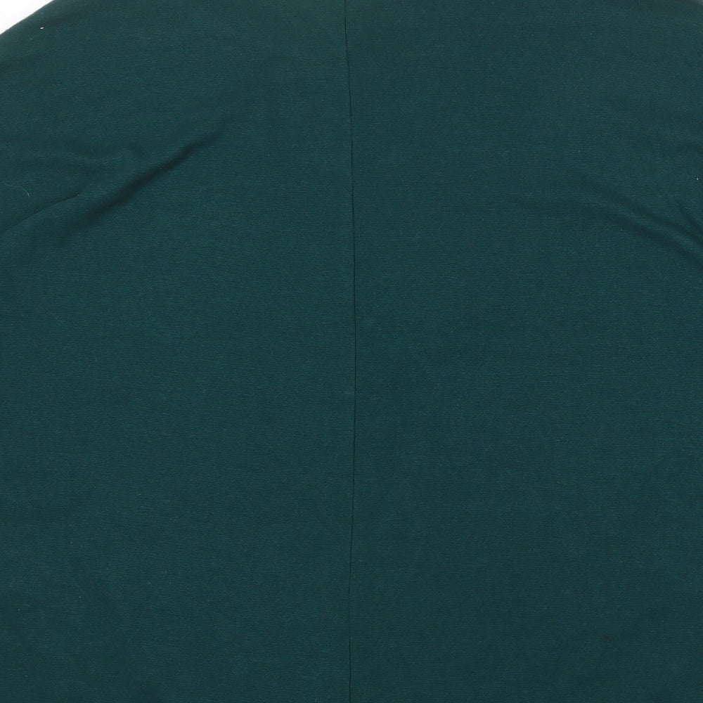 New Look Womens Green Round Neck Polyester Pullover Jumper Size 14