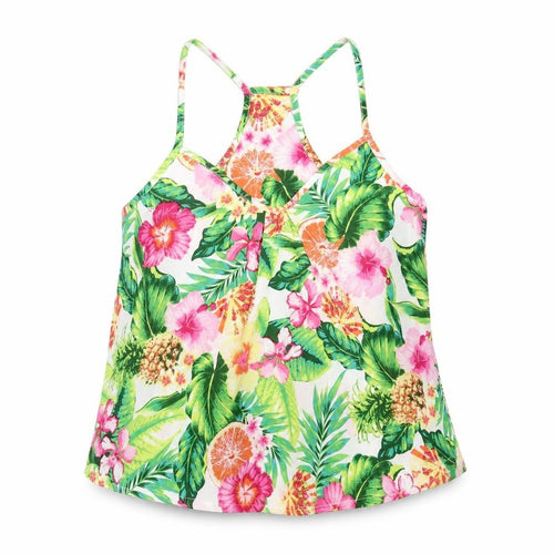 Debenhams Womens Multicoloured Floral Polyester Camisole Tank Size 10 V-Neck