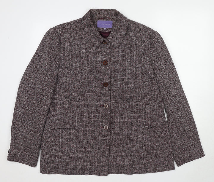 Autonomy Womens Red Jacket Size 20 Button