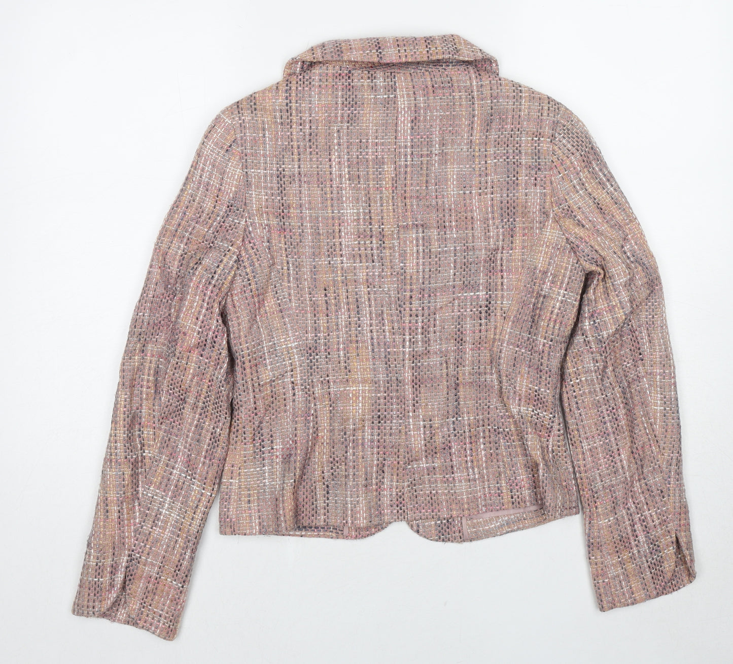 Dorothy Perkins Womens Pink Jacket Blazer Size 14 Button