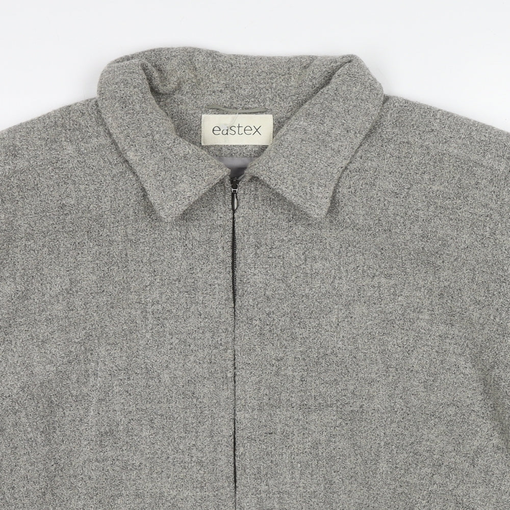Eastex Womens Grey Jacket Size 10 Zip