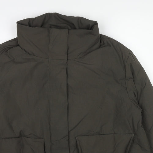 COS Womens Green Jacket Size 8 Zip