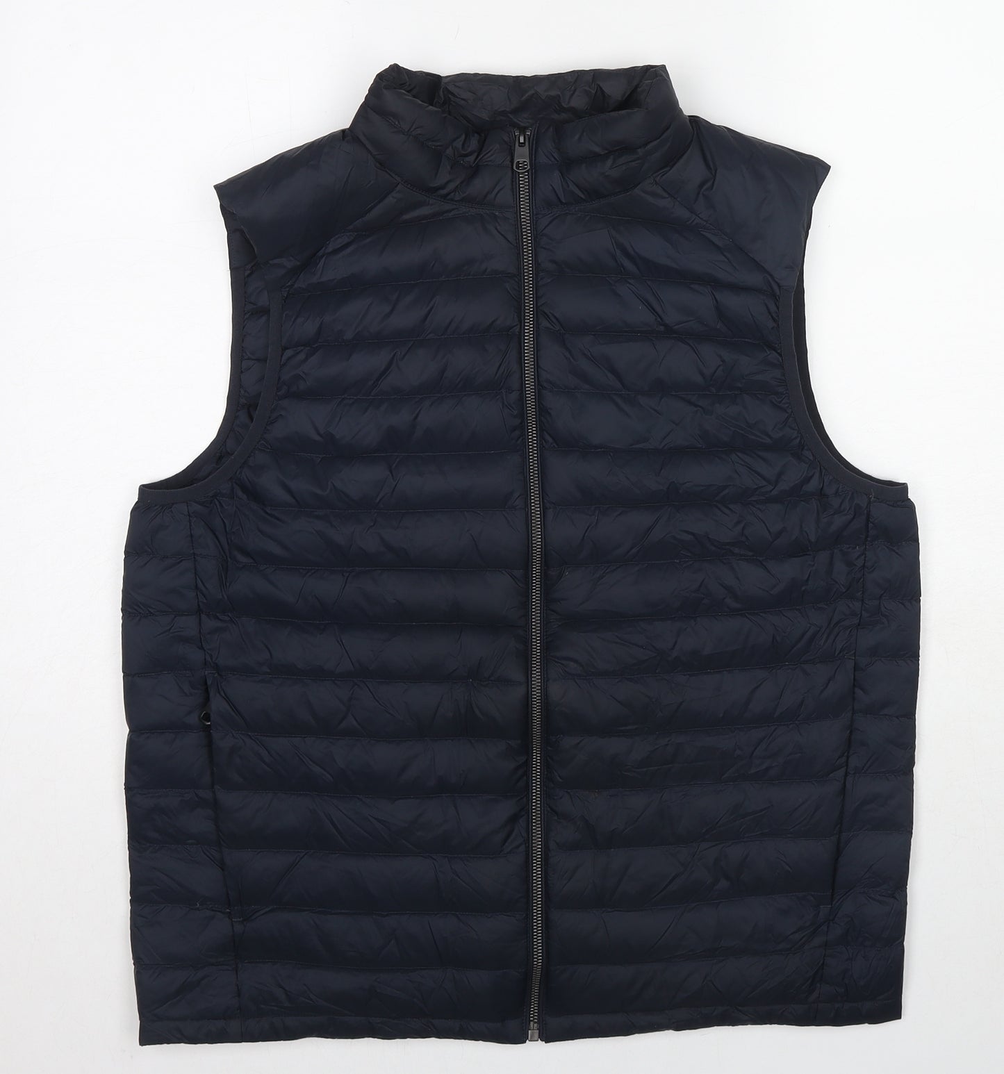 Marks and Spencer Womens Blue Gilet Jacket Size L Zip