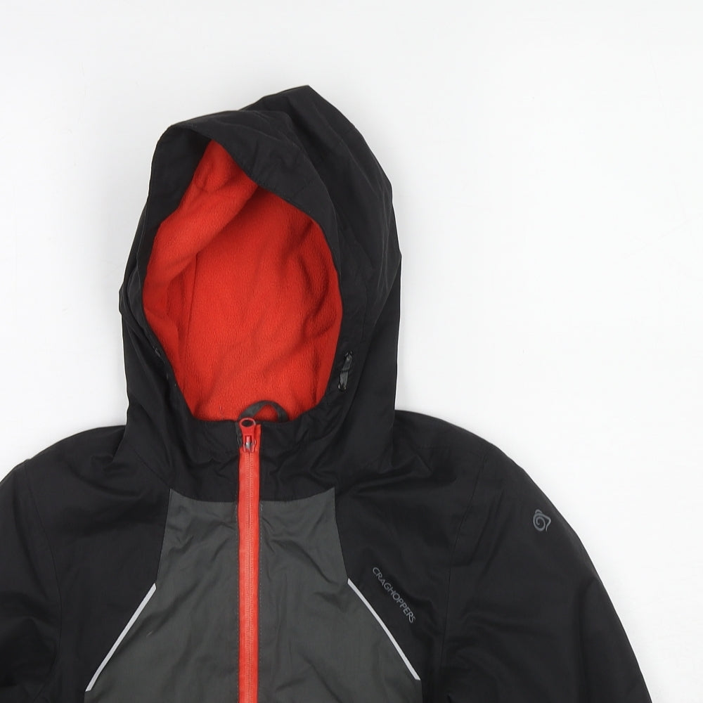 Craghoppers Boys Grey Jacket Size 5-6 Years Zip