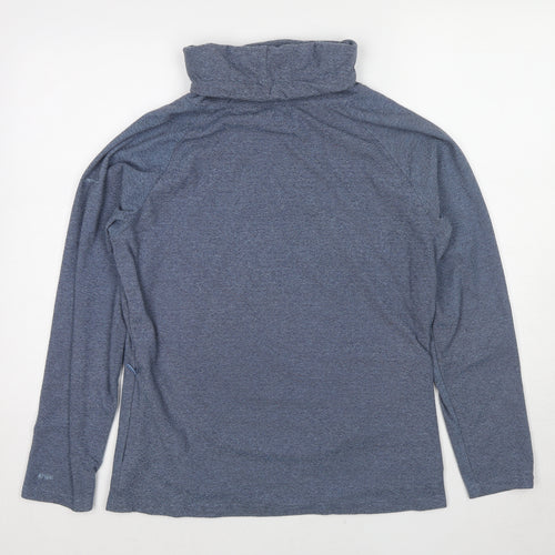 Trespass Womens Blue Polyester Pullover Sweatshirt Size M Pullover