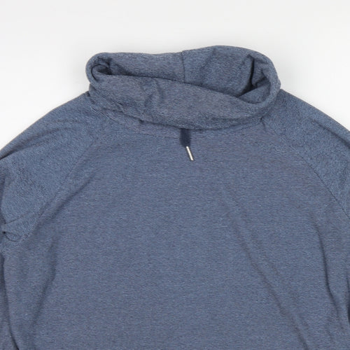 Trespass Womens Blue Polyester Pullover Sweatshirt Size M Pullover