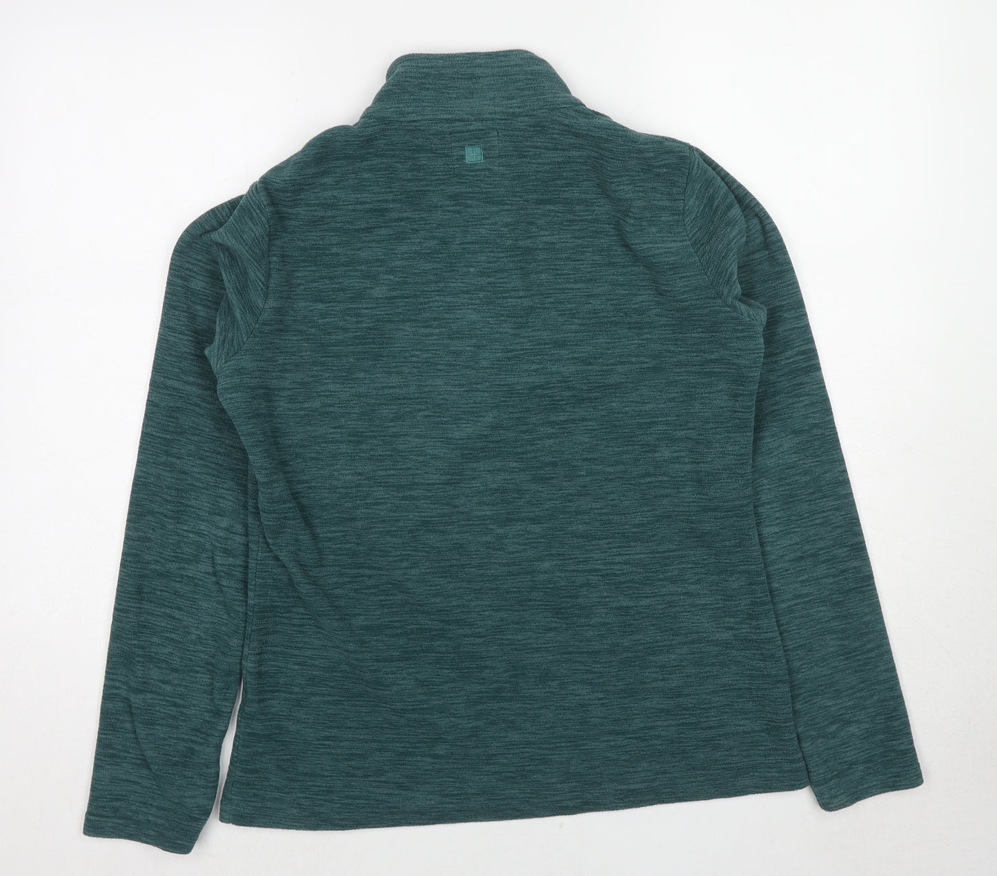 Mountain Warehouse Womens Green Polyester Pullover Sweatshirt Size 12 Zip