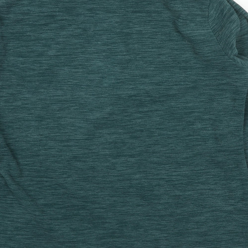 Mountain Warehouse Womens Green Polyester Pullover Sweatshirt Size 12 Zip