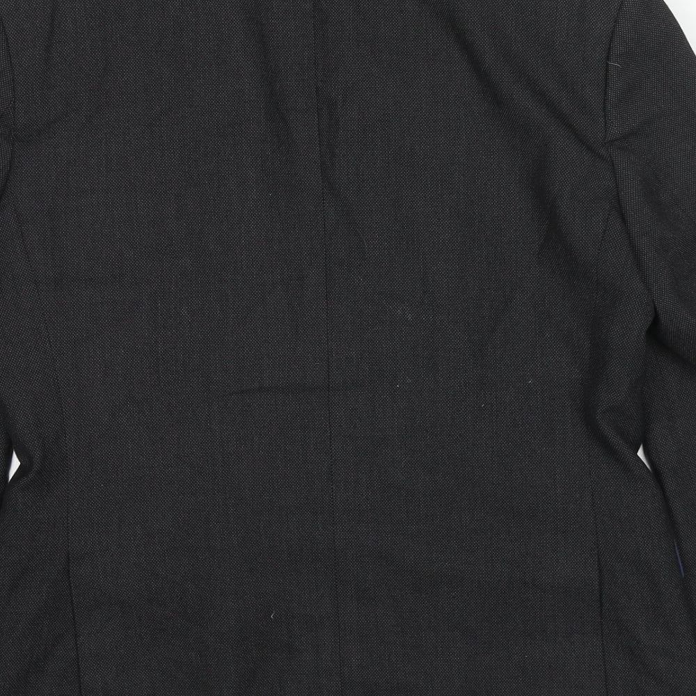 Marks and Spencer Mens Grey Polyester Jacket Suit Jacket Size 38 Regular