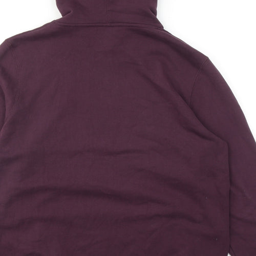 TOG24 Mens Red Cotton Pullover Hoodie Size L
