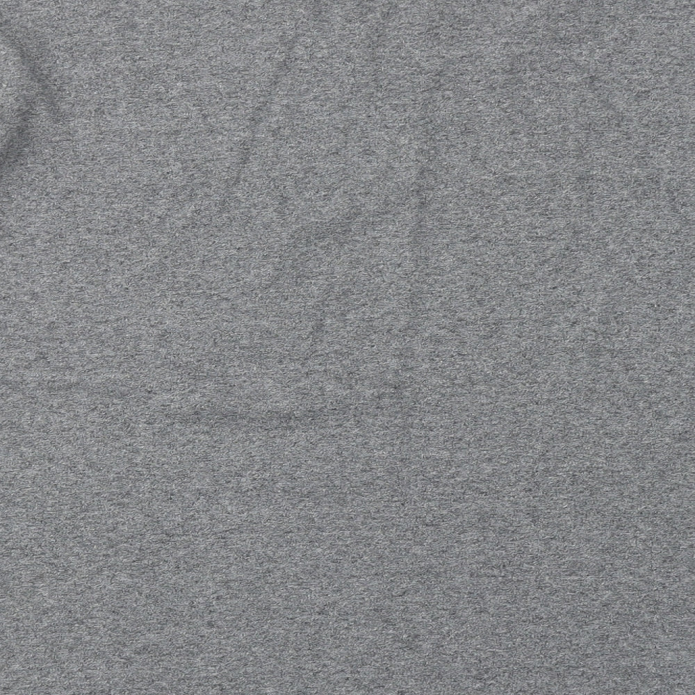 NEXT Mens Grey Cotton T-Shirt Size L Round Neck