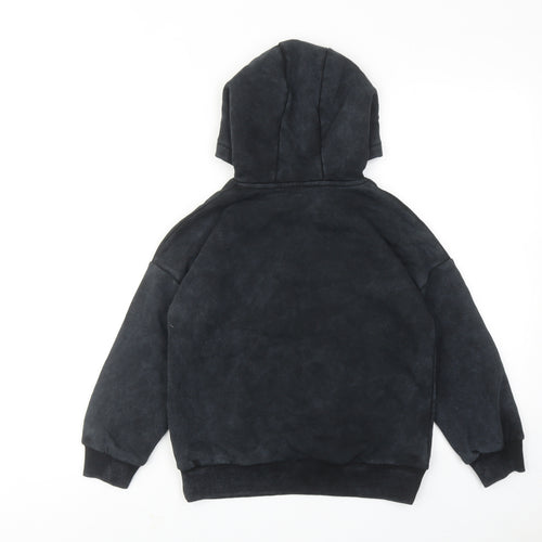 Stranger Things Boys Black Cotton Pullover Hoodie Size 7-8 Years Pullover