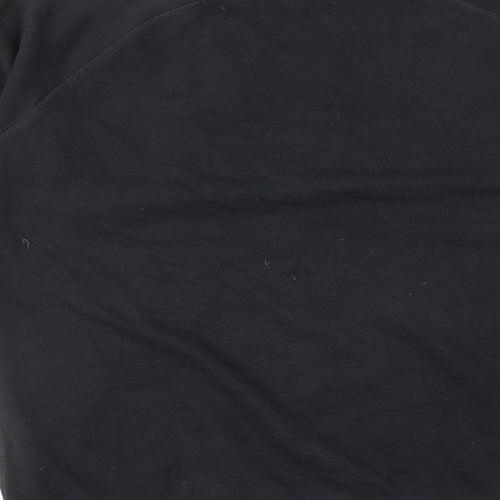 Gymshark Mens Black Cotton Pullover Sweatshirt Size L