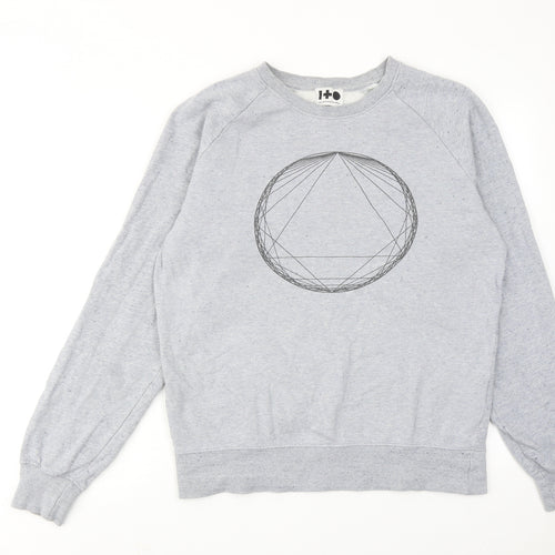The one and the other Womens Blue Cotton Pullover Sweatshirt Size M Pullover