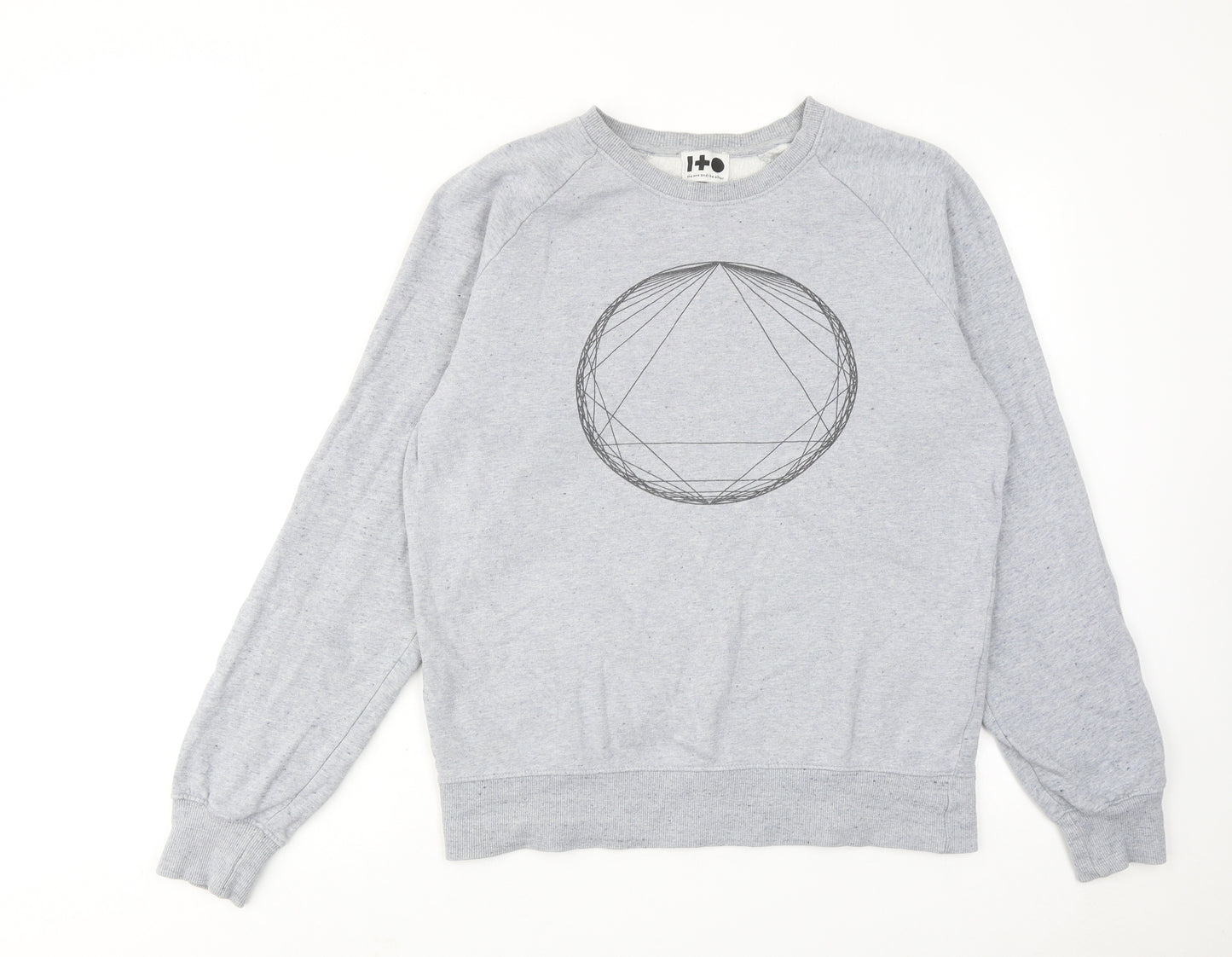 The one and the other Womens Blue Cotton Pullover Sweatshirt Size M Pullover