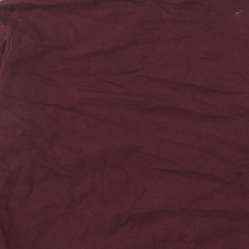 Marks and Spencer Womens Red Cotton Pullover Sweatshirt Size M Pullover