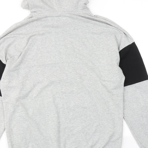 Calvin Klein Mens Grey Cotton Pullover Hoodie Size S