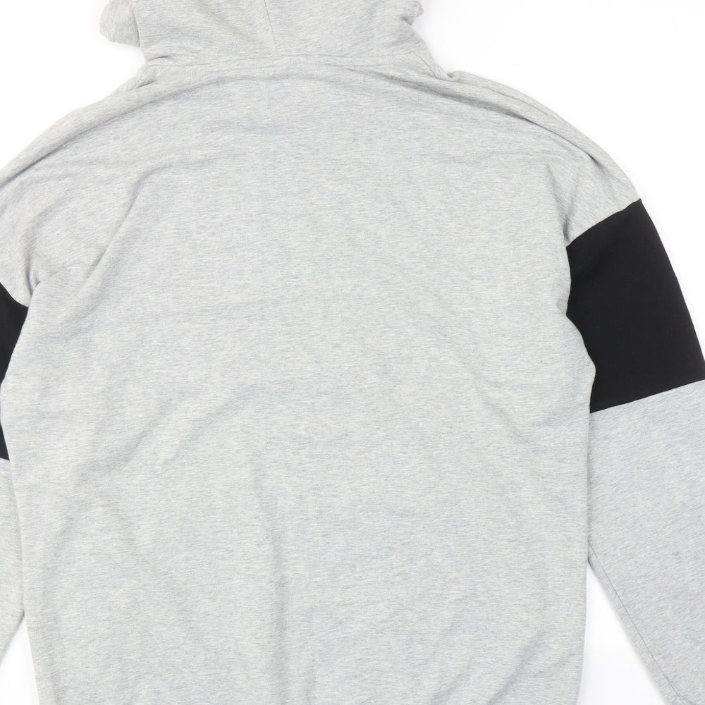 Calvin Klein Mens Grey Cotton Pullover Hoodie Size S