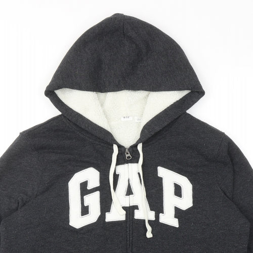 Gap Mens Grey Cotton Full Zip Hoodie Size L
