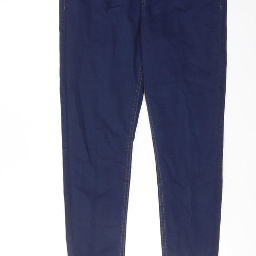 Marks and Spencer Womens Blue Cotton Jegging Jeans Size 14 Regular