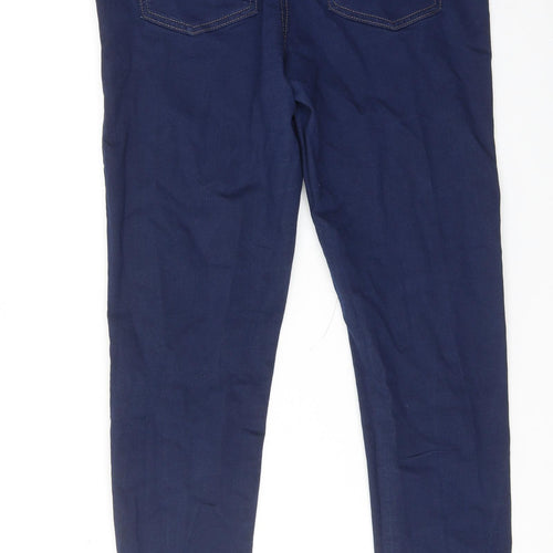 Marks and Spencer Womens Blue Cotton Jegging Jeans Size 14 Regular