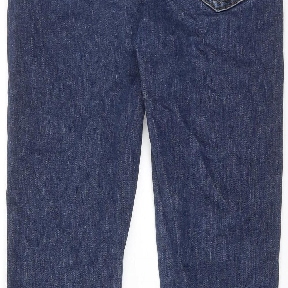 Red Herring Womens Blue Cotton Skinny Jeans Size 10 Regular Zip - Mid rise