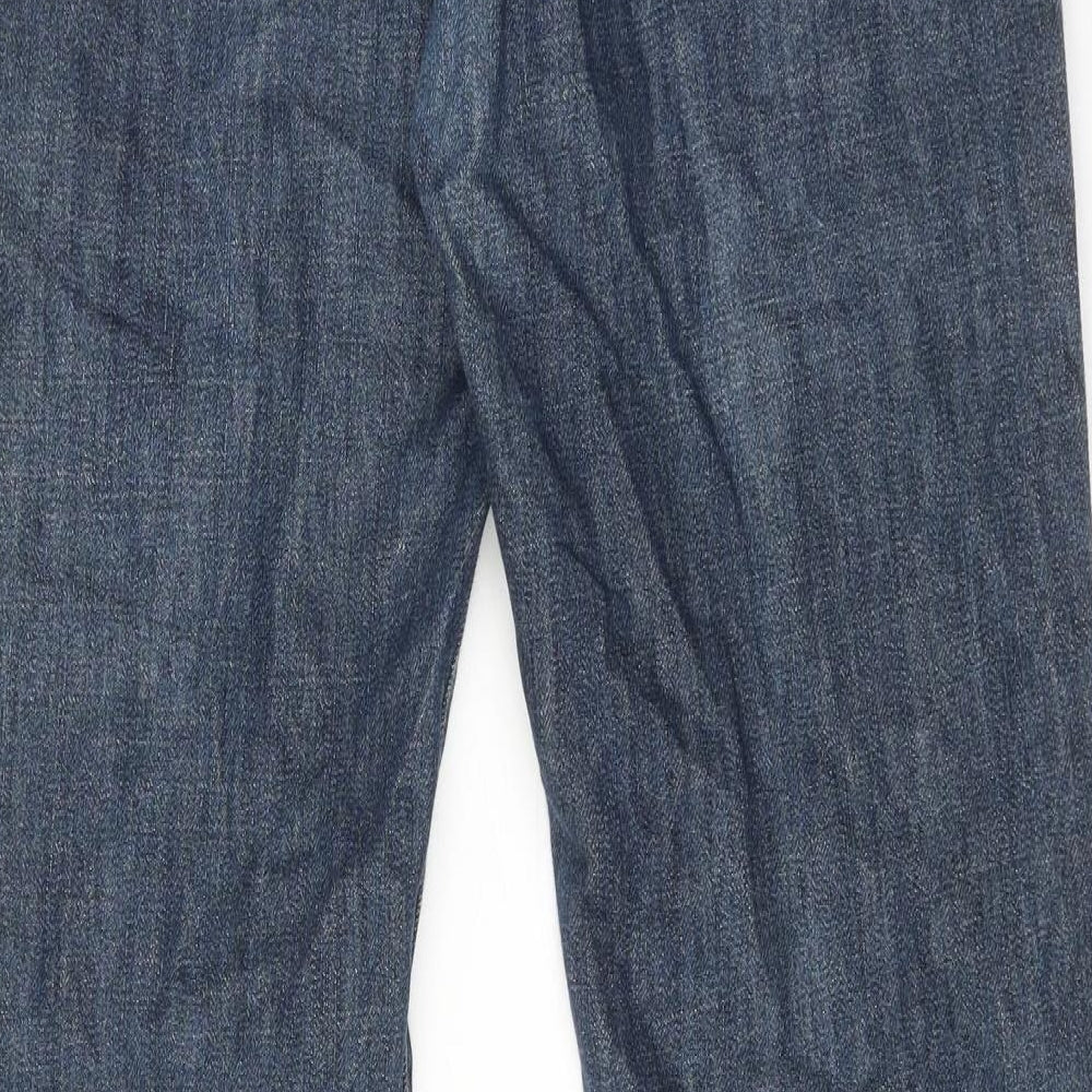 Gap Mens Blue Cotton Straight Jeans Size 30 in L32 in Regular Zip