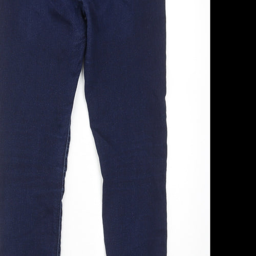 Dorothy Perkins Womens Blue Cotton Jegging Jeans Size 12 Regular