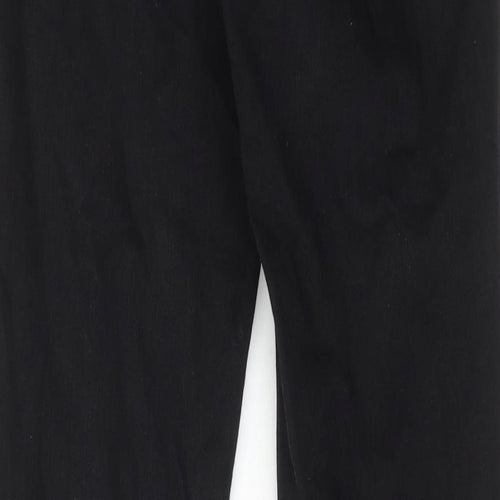 New Look Womens Black Cotton Skinny Jeans Size 10 Regular Zip