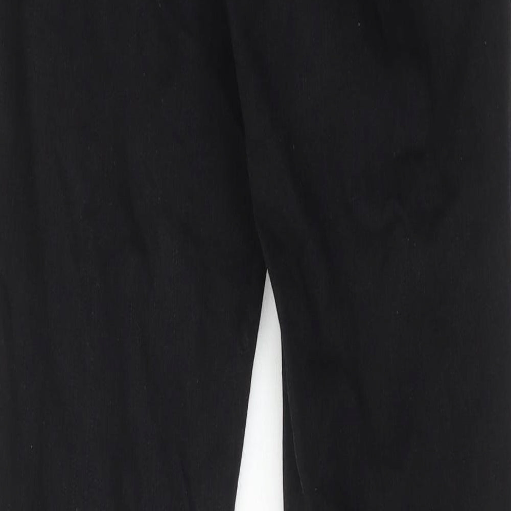 New Look Womens Black Cotton Skinny Jeans Size 10 Regular Zip
