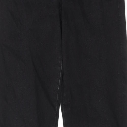 H&M Womens Black Cotton Skinny Jeans Size 25 in L32 in Regular Zip