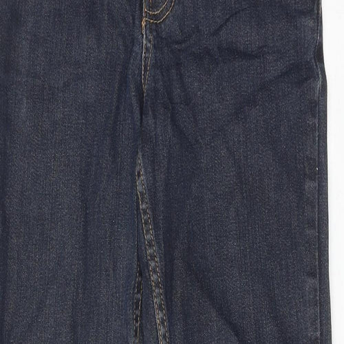 Autograph Boys Blue Cotton Straight Jeans Size 11 Years Regular Zip