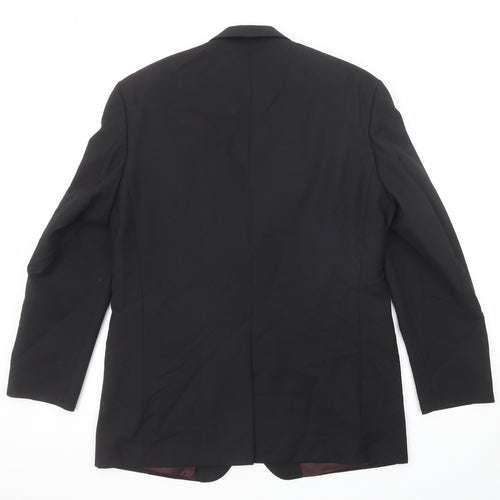 Taylor & Webber Mens Black Polyester Jacket Suit Jacket Size 42 Regular