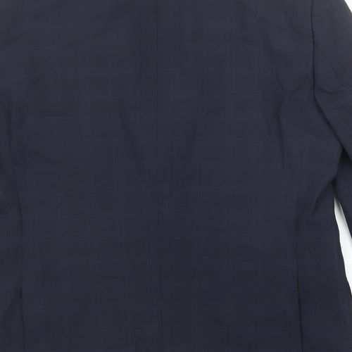 Marks and Spencer Mens Blue Wool Jacket Suit Jacket Size 40 Regular