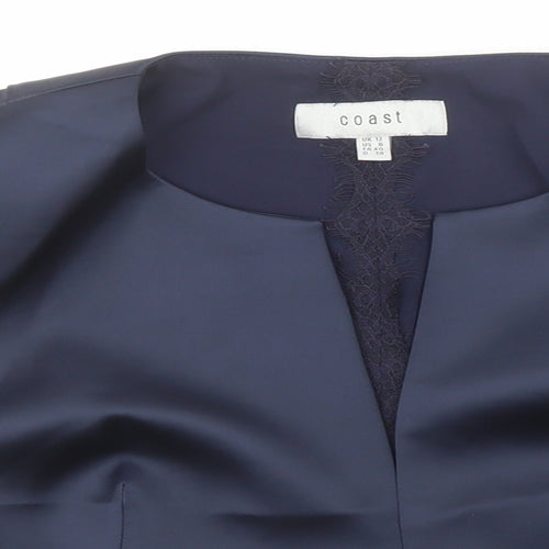 Coast Womens Blue Jacket Size 12