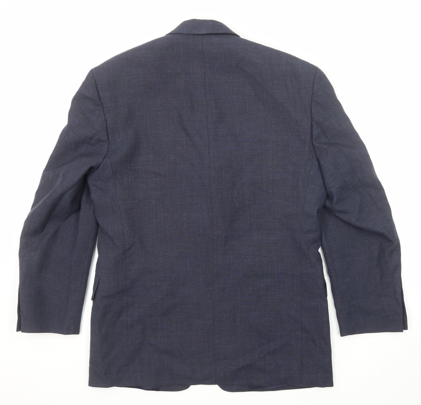 Harewood Mens Blue Polyester Jacket Suit Jacket Size 38 Regular