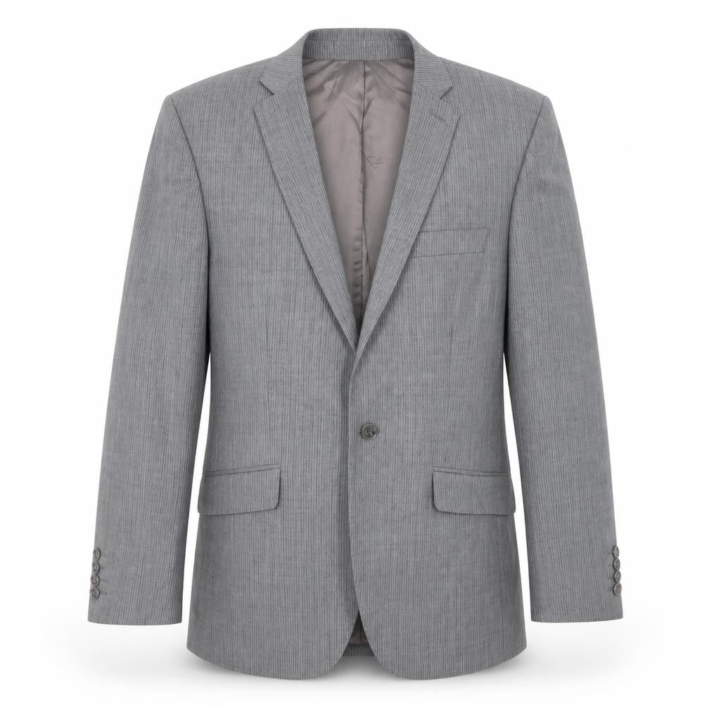 Burton Mens Grey Wool Jacket Suit Jacket Size 36 Regular