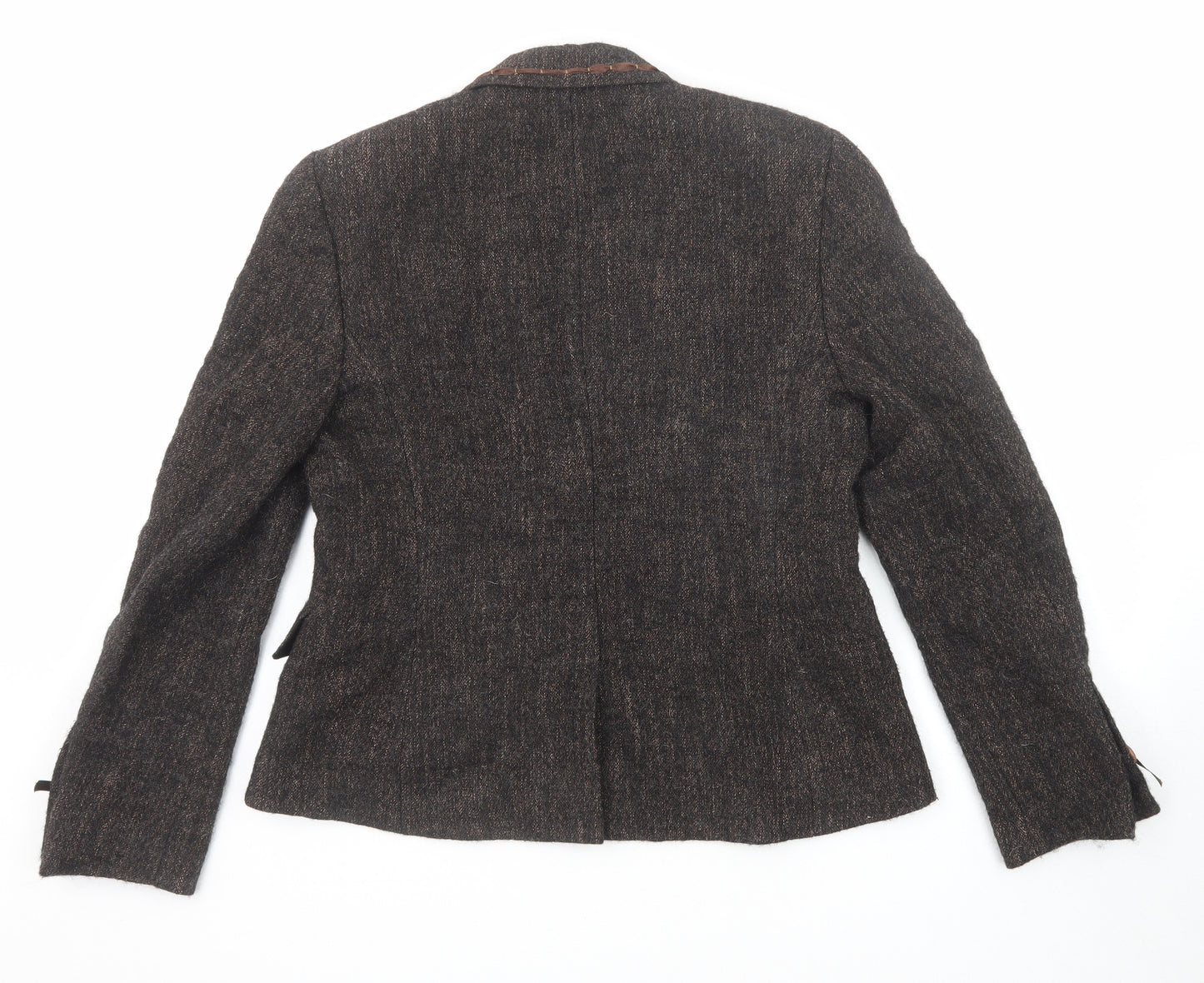 Sand Copenhagen Womens Black Jacket Blazer Size 12 Button
