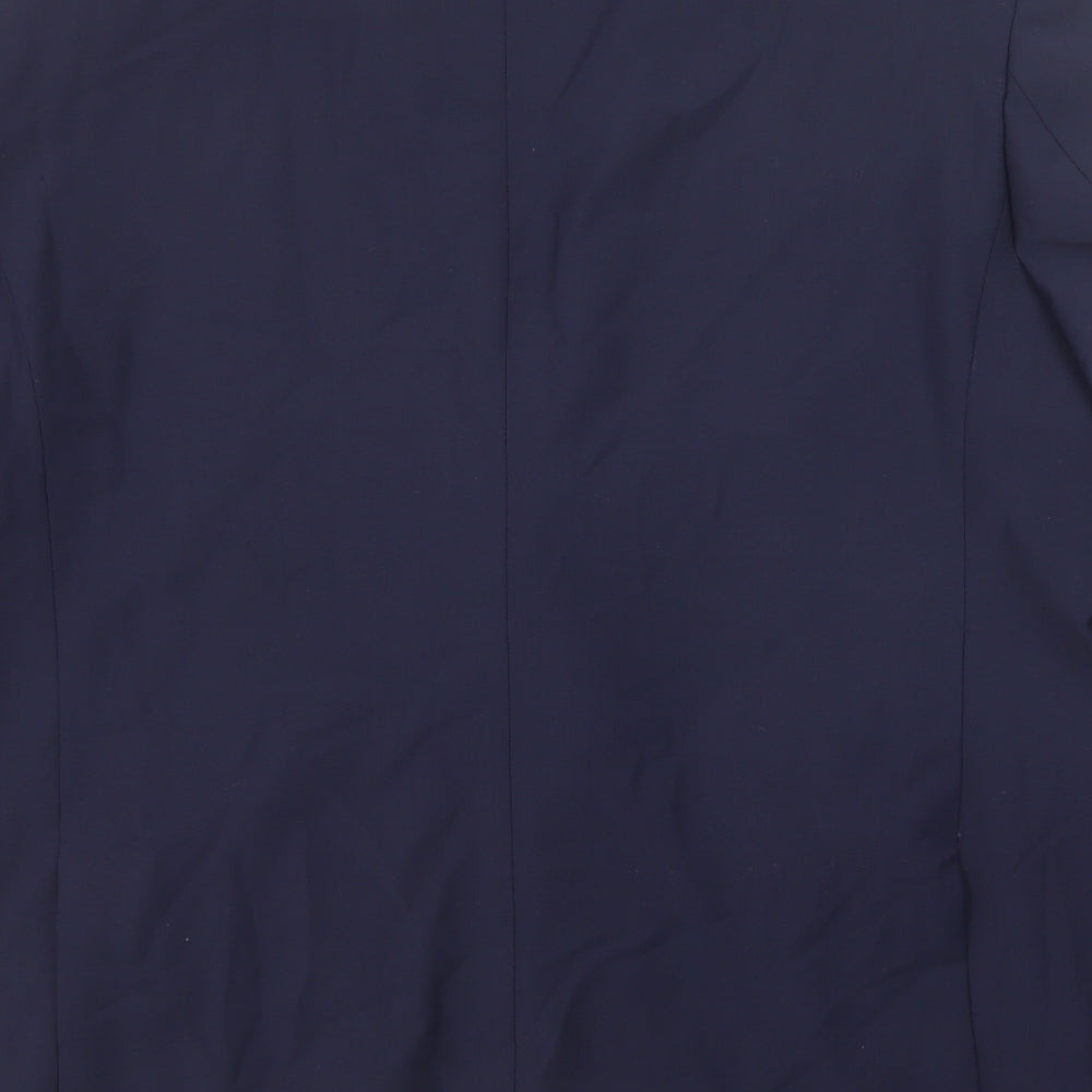Marks and Spencer Mens Blue Polyester Jacket Suit Jacket Size 48 Regular