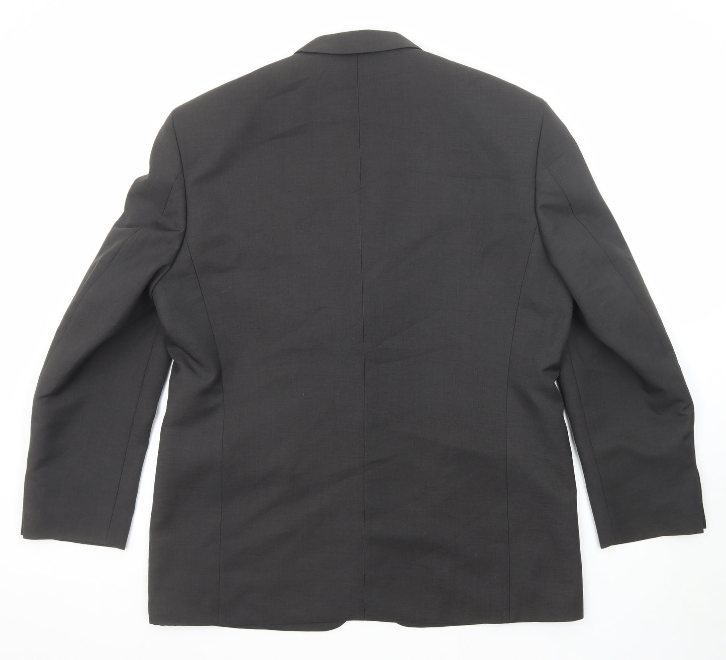 Savatini Mens Black Polyester Jacket Suit Jacket Size 42 Regular