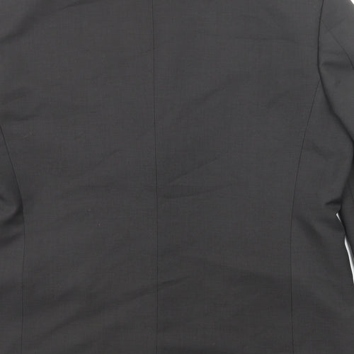 Savatini Mens Black Polyester Jacket Suit Jacket Size 42 Regular