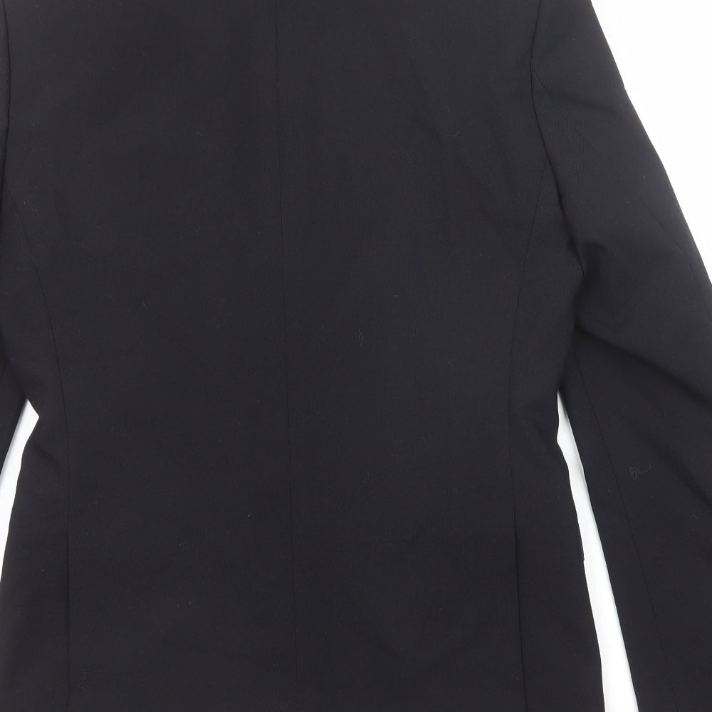 Marks and Spencer Mens Black Wool Jacket Suit Jacket Size 36 Regular