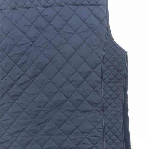 DASH Womens Blue Gilet Jacket Size 14 Zip