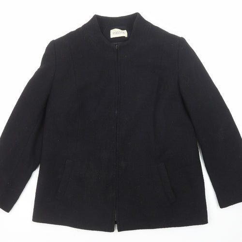 Eastex Womens Black Jacket Size 16 Zip