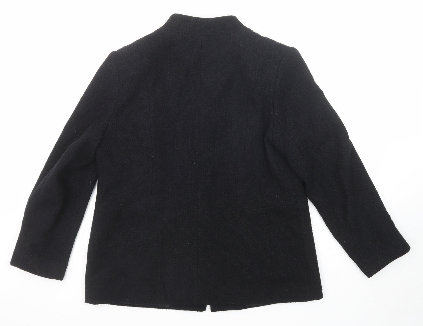 Eastex Womens Black Jacket Size 16 Zip