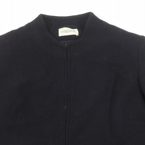 Eastex Womens Black Jacket Size 16 Zip