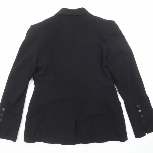 Hennes Womens Black Polyester Jacket Suit Jacket Size 14