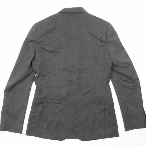 Marks and Spencer Mens Grey Polyester Jacket Suit Jacket Size 38 Regular