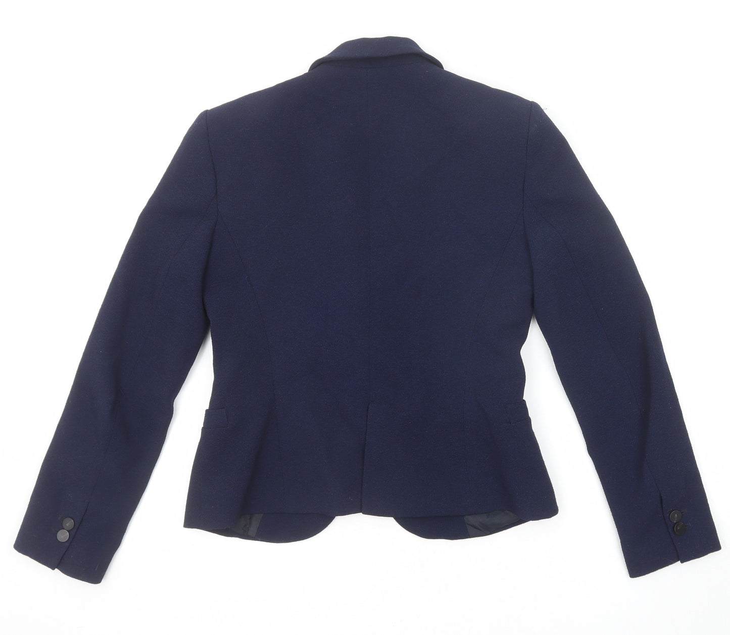Zara Womens Blue Jacket Blazer Size S Button