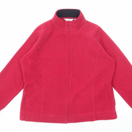 EWM Womens Pink Jacket Size 18 Zip - Size 18-20